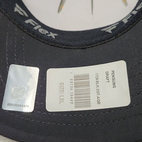 Fanatics Pittsburgh Penguins L/XL Stretchfit Hat - New - Picture 8 of 10